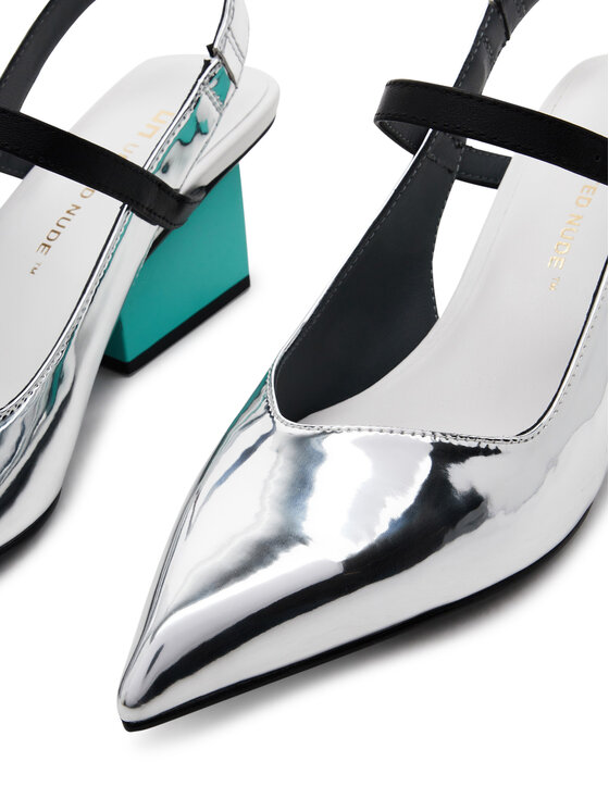 United Nude United Nude Sandali Raila Jane 1091676613 Srebrna