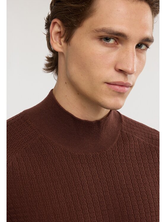 Trussardi Trussardi Cardigan M0158000113N077 Marrone Regular Fit