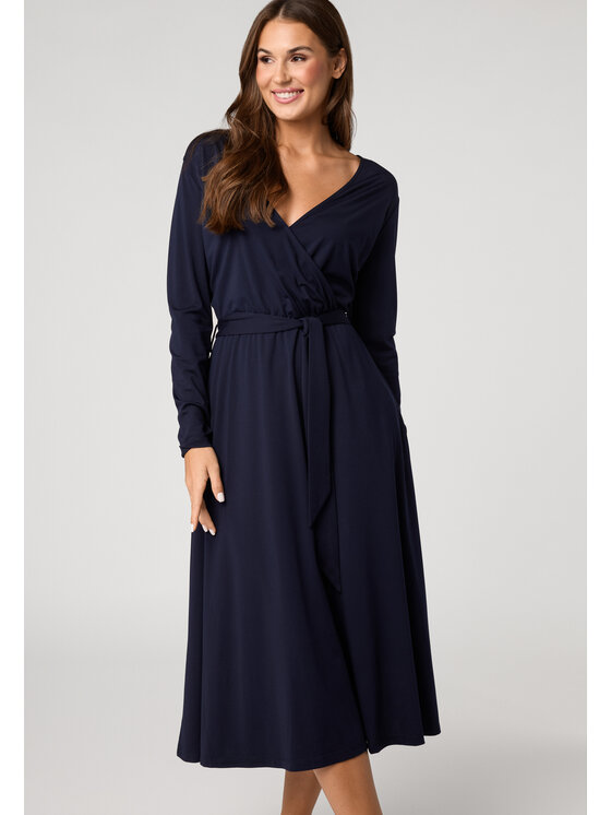QUIOSQUE QUIOSQUE Večerní šaty Quiosque 4VS004802 Tmavomodrá Regular Fit