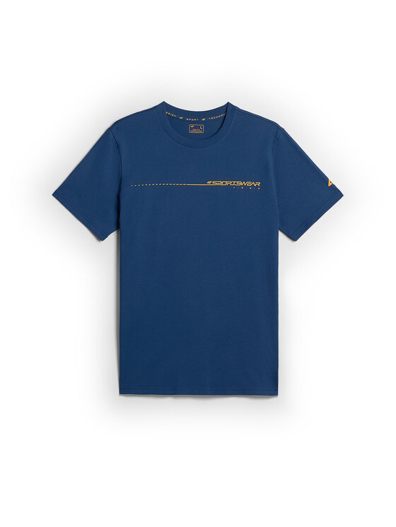 4F 4F T-Shirt BRAND CODE Granatowy Regular Fit
