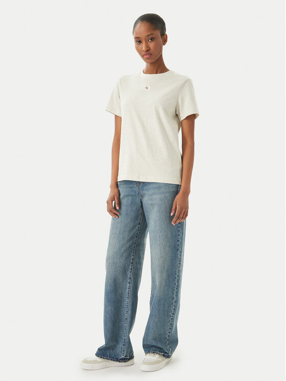 Calvin Klein Jeans Calvin Klein Jeans Póló LV047F227G Szürke Classic Fit