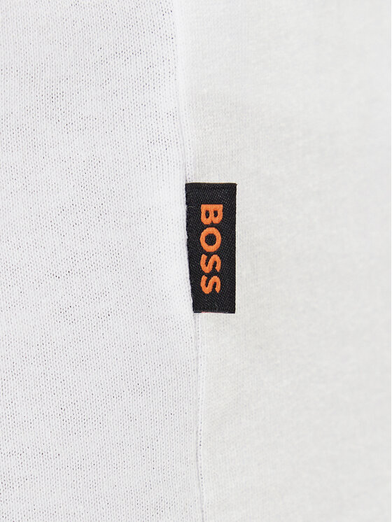 BOSS BOSS Tričko Te_Voyage 50546370 Biela Relaxed Fit