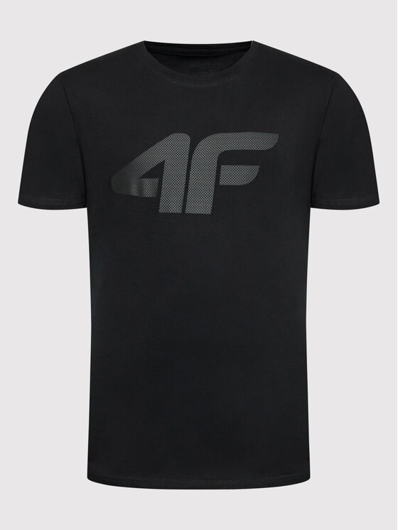4F 4F T-Shirt H4Z22-TSM353 Czarny Regular Fit
