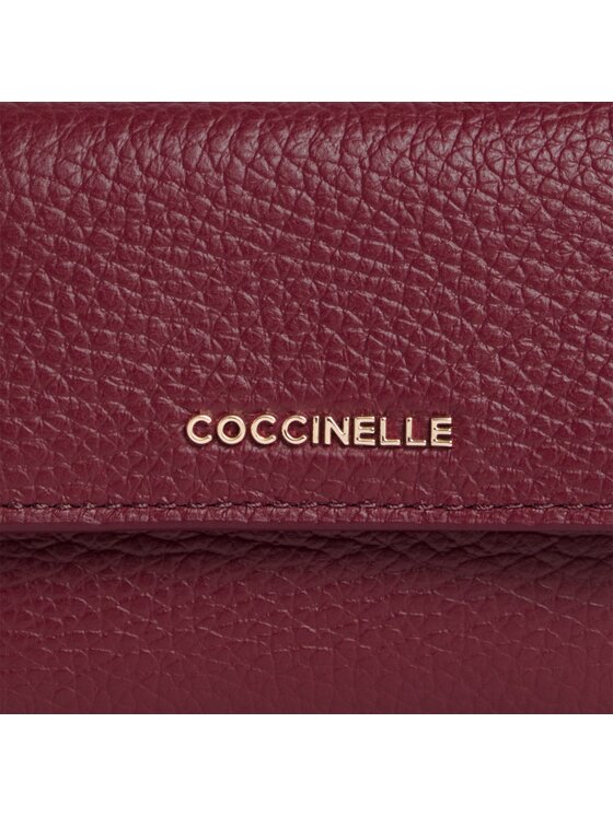 Coccinelle Coccinelle Portafoglio Metallic 1 Bordeaux