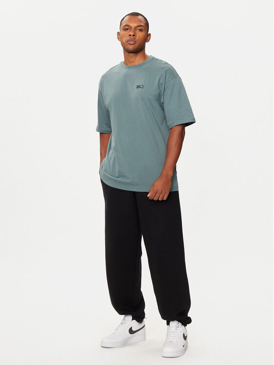 K1X K1X T-Shirt Logo 60690061 Zielony Relaxed Fit