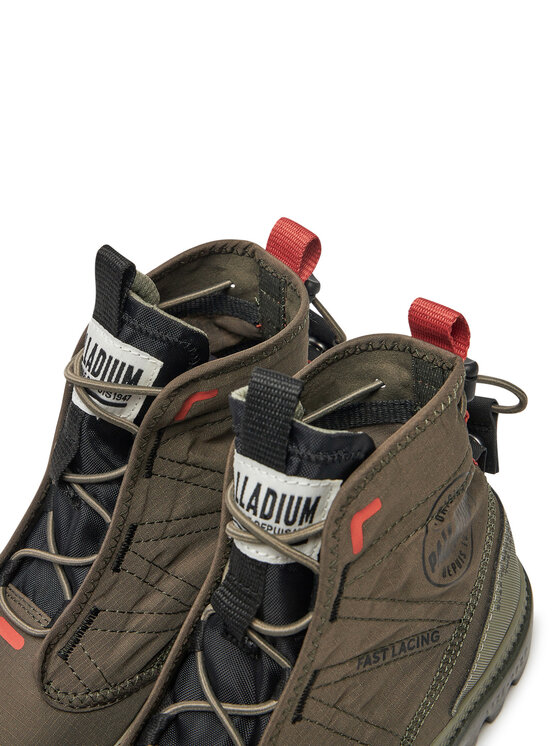 Palladium Palladium Schnürstiefeletten Pampa Travel Lite 79104-309-M Grün
