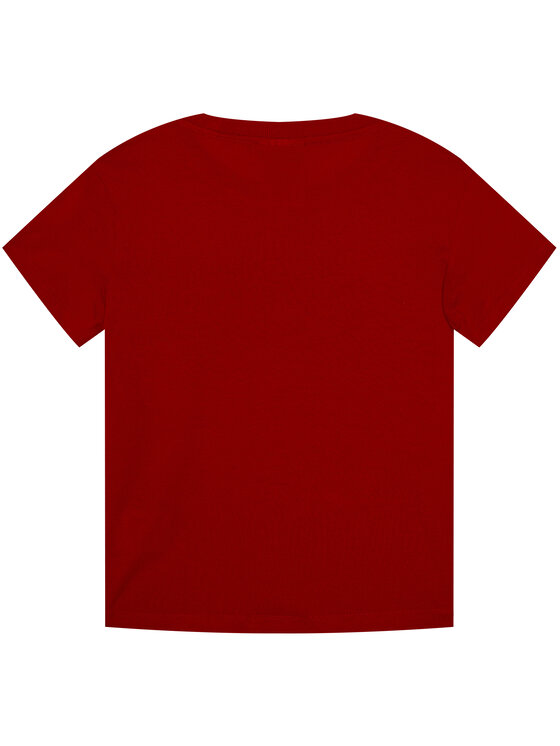 Diadora Diadora T-Shirt 5Palle 102.176497 Červená Regular Fit