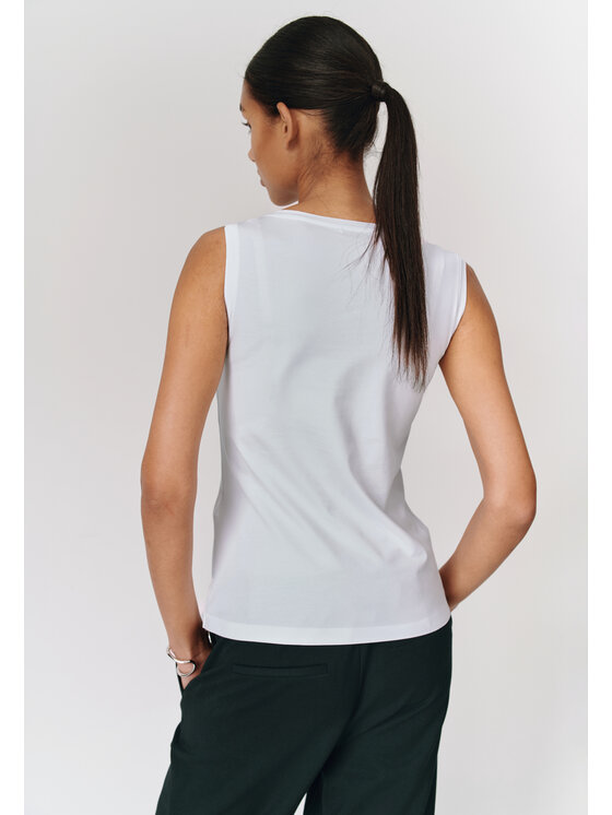 TATUUM TATUUM Bluzka ROFA Biały Classic Fit