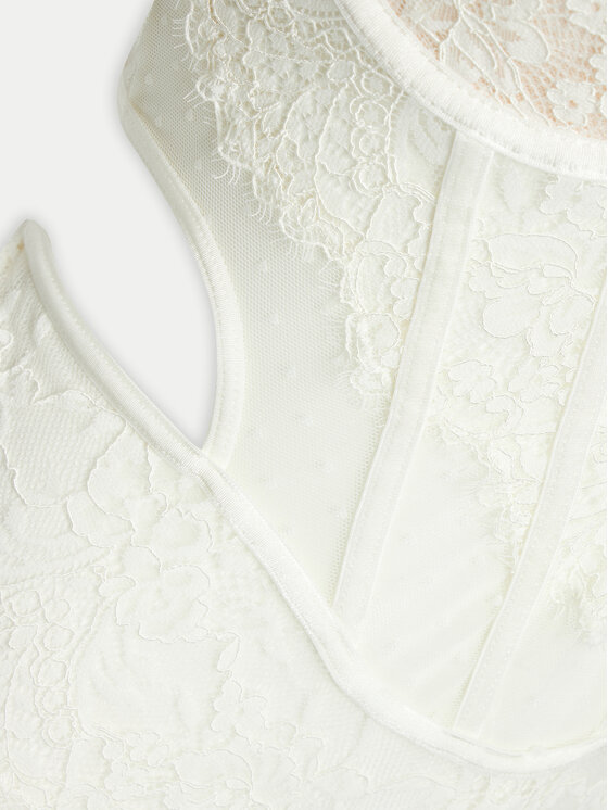 Hunkemöller Hunkemöller Боди Arabella 205445 Бял