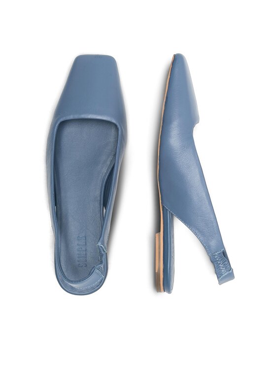 Simple Simple Sandales SARAGOSSA-23SS1419 Zils