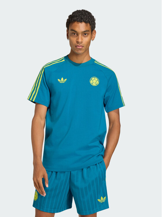 adidas adidas Koszulka techniczna 161936 Niebieski jasny Slim Fit