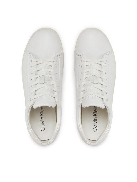 Calvin Klein Calvin Klein Tossud Cupsole Lace Up Pearl HW0HW01897 Valge