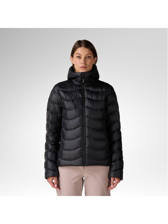 Rossignol Rossignol Kurtka outdoor W Verok Down Hoodie Jacket Czarny Regular Fit