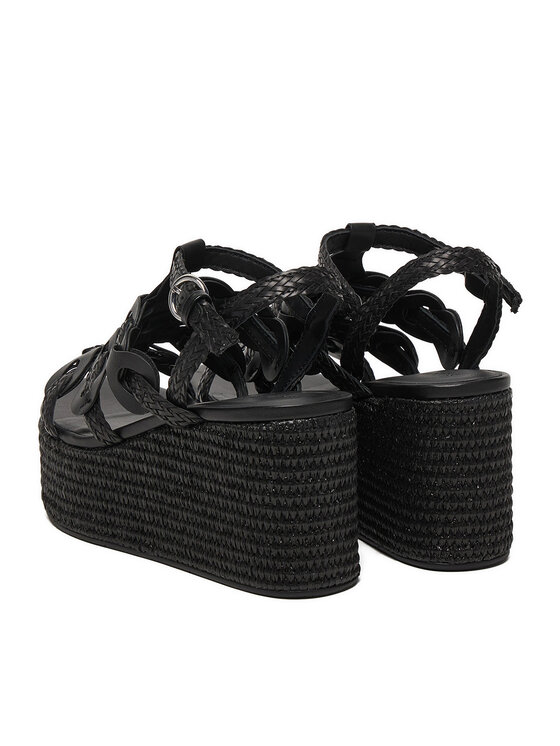 Badura Badura Sandały EO-AMANI-LT0228-26-806 Czarny