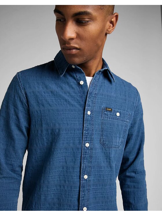Lee Lee Camicia LEESURE SHIRT Blu Regular Fit