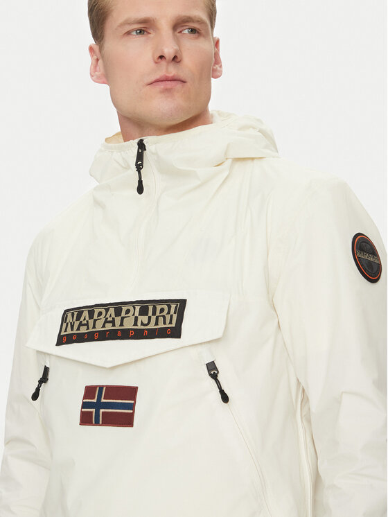 Napapijri Napapijri Anorak jakna Rainforest NP0A4HX6 Écru Regular Fit