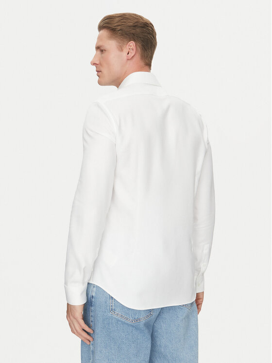 Calvin Klein Calvin Klein Cămașă K10K114316 Alb Slim Fit