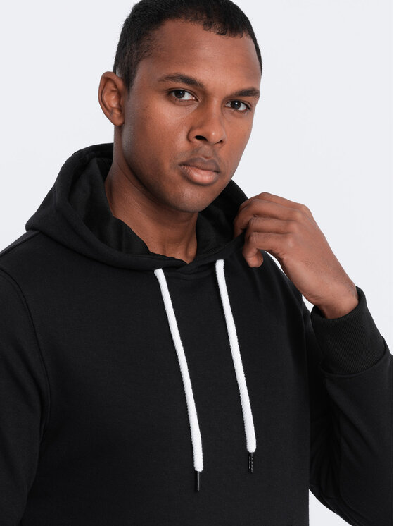 Ombre Ombre Mikina OM-SSBN-0120 Černá Regular Fit