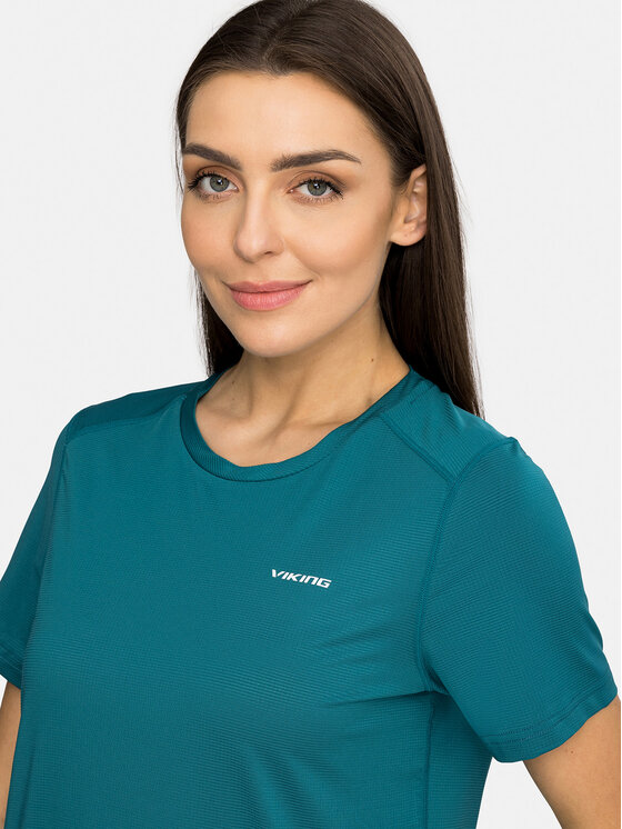 Viking Viking T-Shirt Tover Niebieski Regular Fit