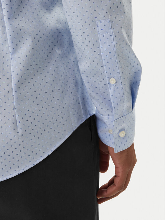 Calvin Klein Calvin Klein Krekls LV019EU128 Gaiši zils Slim Fit