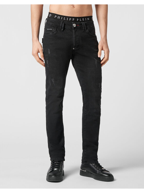 PHILIPP PLEIN PHILIPP PLEIN Džínsy 2015 Čierna Straight Leg