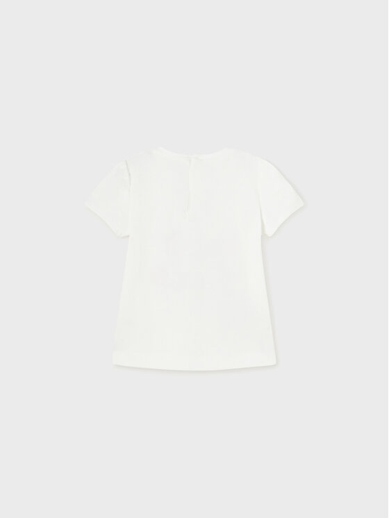 Mayoral Mayoral T-Shirt 1005 Beżowy Regular Fit