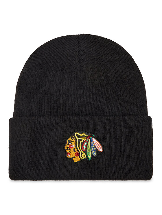 47 Brand Cepure Chicago Blackhawks H-HYMKR04ACE-BKA Melns