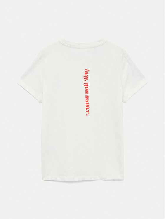 Vero Moda Vero Moda T-Shirt Blair 10325914 Biały Regular Fit