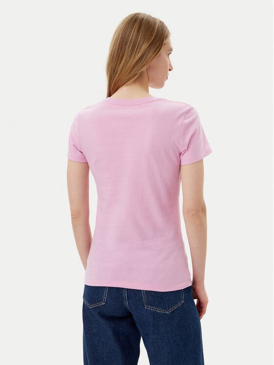 Gap Gap Majica 776775-06 Roza Regular Fit