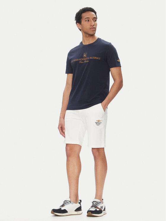 Aeronautica Militare Aeronautica Militare Pantaloncini sportivi 251BF017F459 Bianco Regular Fit