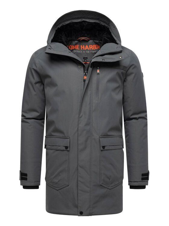 Stone Harbour Stone Harbour Kurtka zimowa Netaan Szary Regular Fit