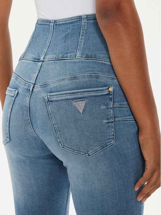 Guess Guess Дънки W4YA0M D5E42 Син Skinny Fit