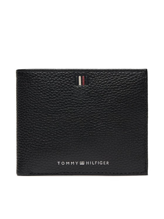 Tommy Hilfiger Tommy Hilfiger Große Herren Geldbörse Th Central Cc And Coin AM0AM11855 Schwarz