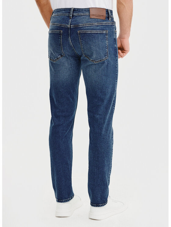 Pako Lorente Pako Lorente Jeansy P25SF-WJ-002 Granatowy Slim Fit