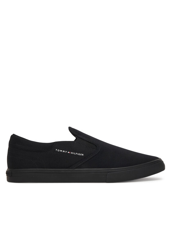 Tommy Hilfiger Tommy Hilfiger Tenisówki Vulc Core Slip On FM0FM05689 Czarny