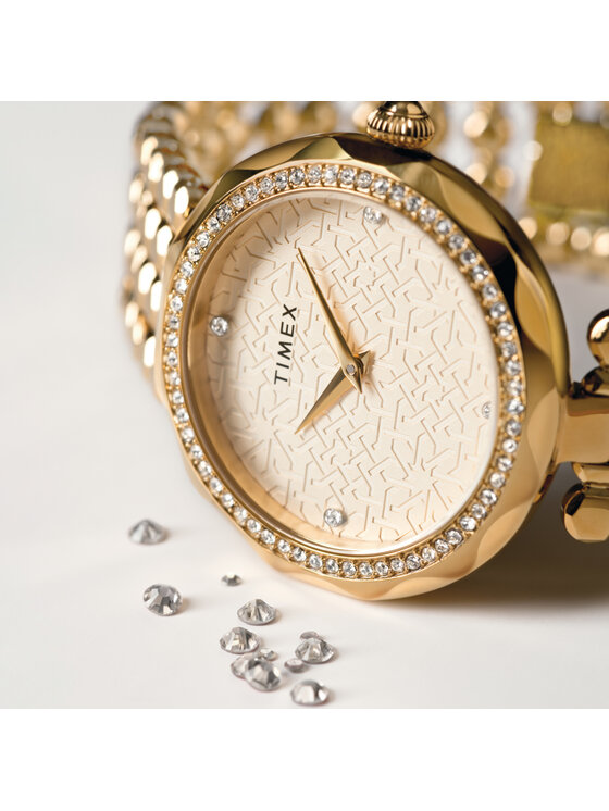 Timex Timex Ρολόι TW2V02500 Χρυσό