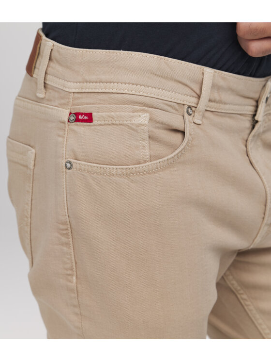 Lee Cooper Lee Cooper Jeansy JEANS M DENZEL 3249 MOJAVE DESERT Beżowy Regular Fit