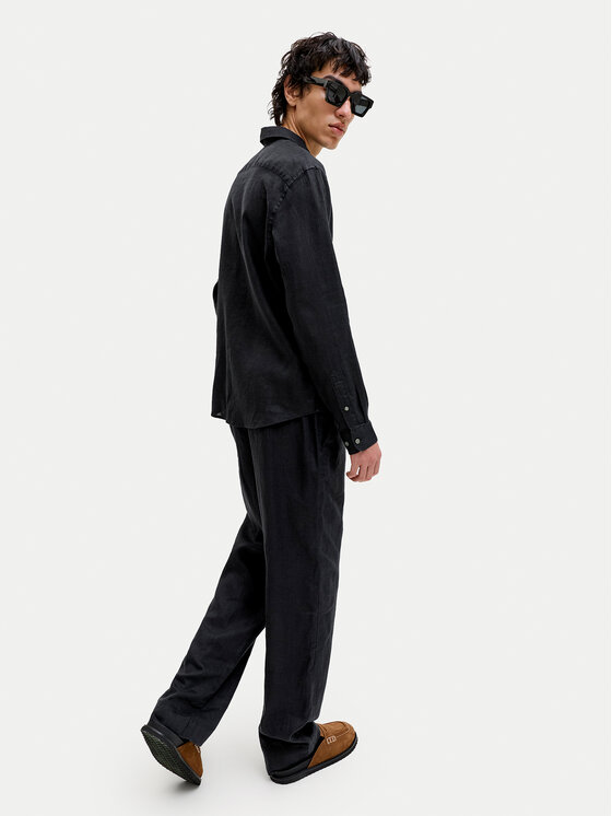Jack & Jones Jack & Jones Pantaloni chino St. Karl 12253120 Negru Loose Leg