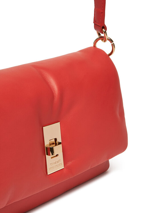 Tommy Hilfiger Tommy Hilfiger Torebka Soft Leather Conv Crossover AW0AW17638 Beżowy