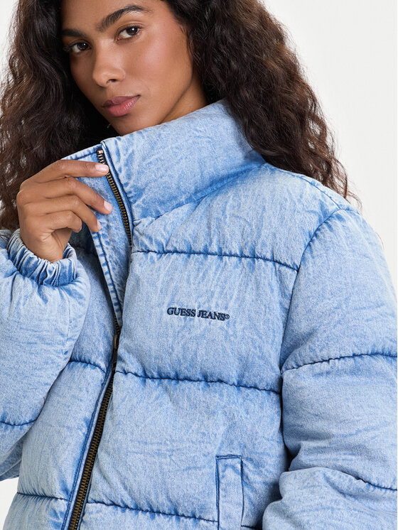 Guess Jeans Guess Jeans Winterjacke W5BL85 D6181 Blau Regular Fit