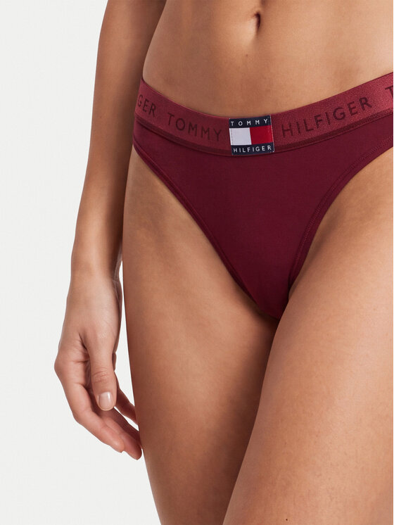 Tommy Hilfiger Tommy Hilfiger Tangice UW0UW06682 Tamno crvena