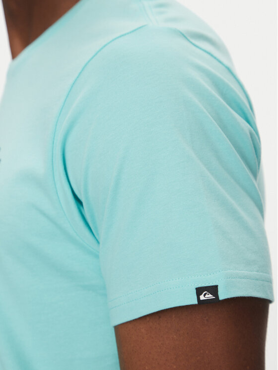 Quiksilver Quiksilver T-shirt EQYZT08065 Tirkizna Regular Fit