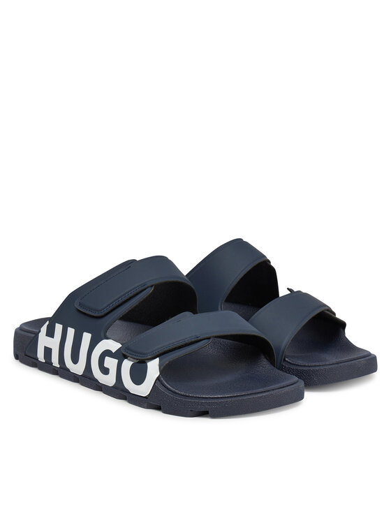 HUGO HUGO Klapki Evander 50542042 Granatowy