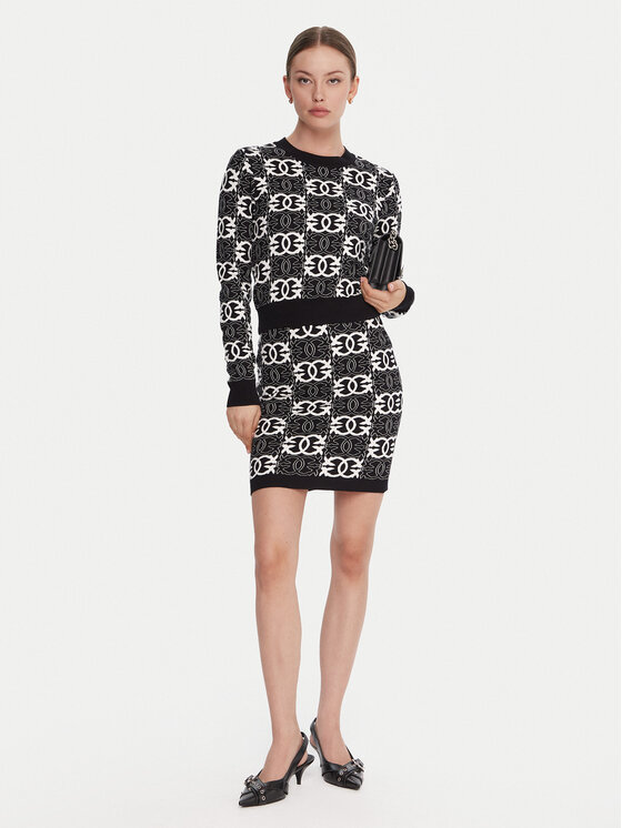 PINKO PINKO Sveter Gypsies 106041 A2YD Čierna Regular Fit