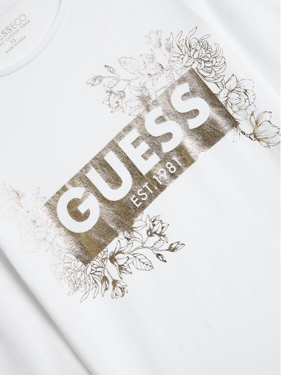 Guess Guess Bluse J4YI22 K6YW4 Weiß Regular Fit
