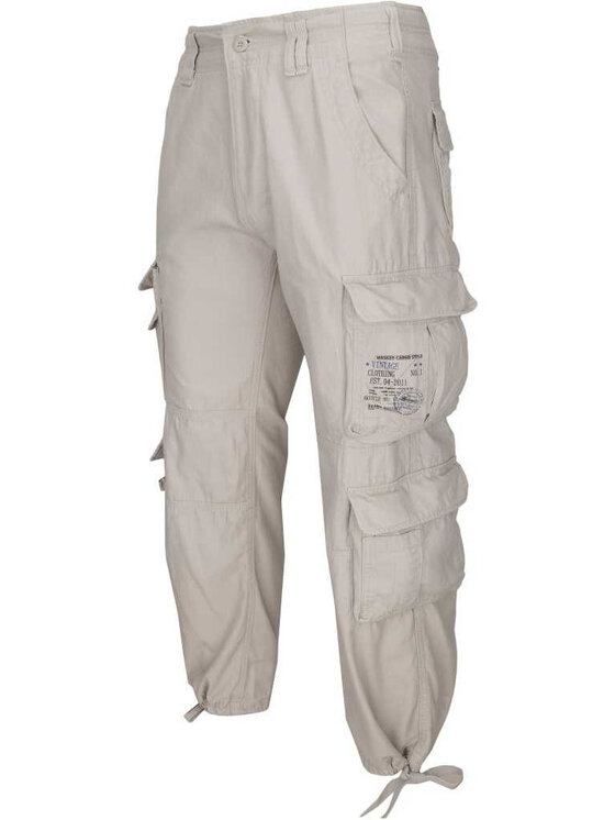 Brandit Brandit Spodnie materiałowe 1003.12.L Szary jasny Cargo Fit
