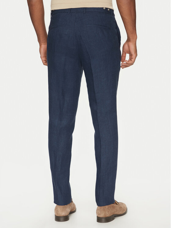 BOSS BOSS Pantaloni di tessuto C-Genius 50540518 Blu scuro Slim Fit