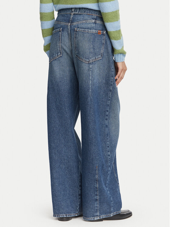 Weekend Max Mara Weekend Max Mara Džínsy Madia 2625186081 Tmavomodrá Wide Leg