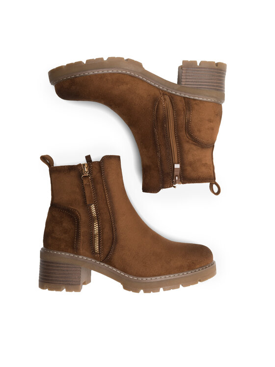 Clara Barson Clara Barson Stiefeletten BRIGITTE HL23202 Braun