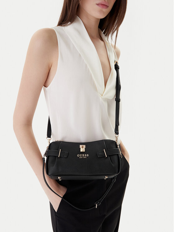 Guess Guess Дамска чанта Yesba Mini HWBG78 33720 Черен